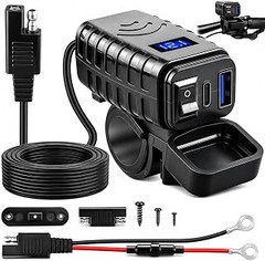 Cargadores USB para moto con manillar con interruptor