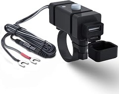 Cargadores USB para moto con manillar con fusible