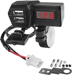 Guía para instalar un cargador USB en el manillar de tu moto con voltímetro