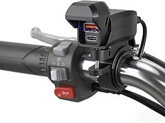 Cargadores USB para moto con manillar