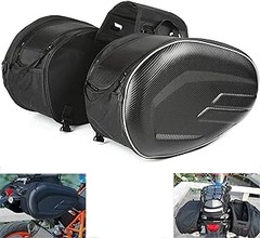 Alforjas blandas impermeables para moto con anclaje rápido