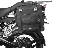 Alforjas blandas impermeables para moto con sistema de correas