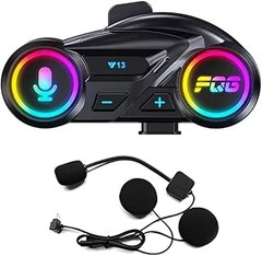 Intercomunicadores bluetooth para casco de moto con altavoces finos