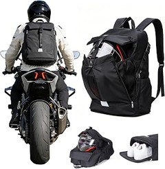 Mochilas impermeables para moto de diario con funda para casco