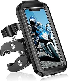 Soportes de móvil para manillar de moto resistentes a la lluvia