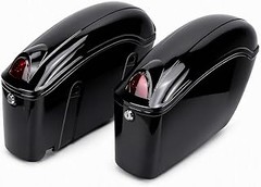 Maletas laterales rígidas para moto de viaje de plástico ABS