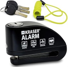 Candados de disco antirrobo para moto con funda protectora
