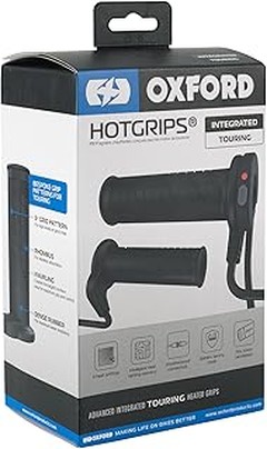 Puños calefactables para moto en invierno con bajo consumo