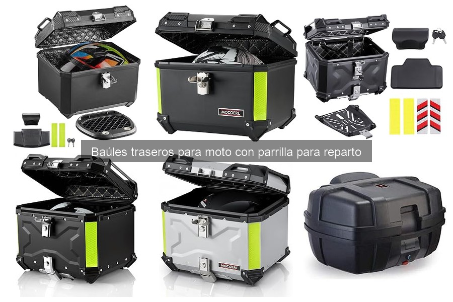Baúles Traseros para Moto con Parrilla: ¿Qué Son y Cómo Usarlos?