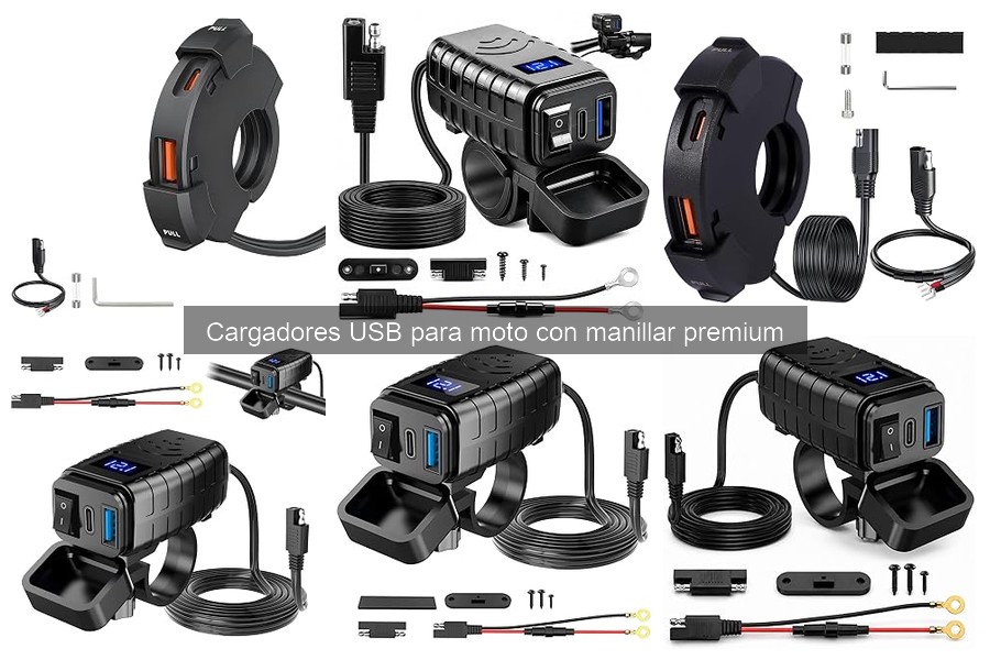 Beneficios de los cargadores USB premium para moto con manillar