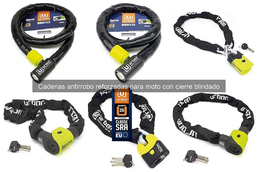 Cadenas antirrobo reforzadas para moto: ¿Qué son y por qué elegirlas?
