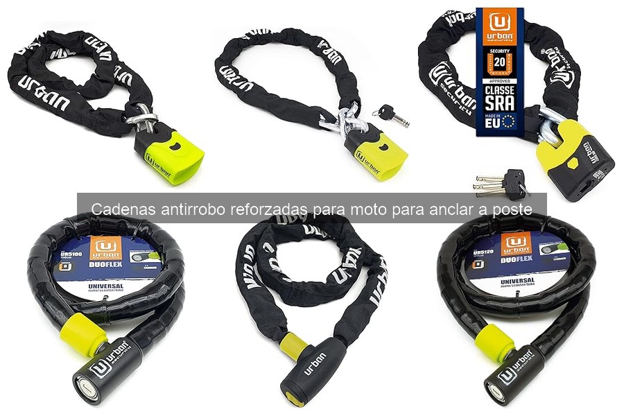 Cadenas Antirrobo Reforzadas para Moto: Seguridad Efectiva