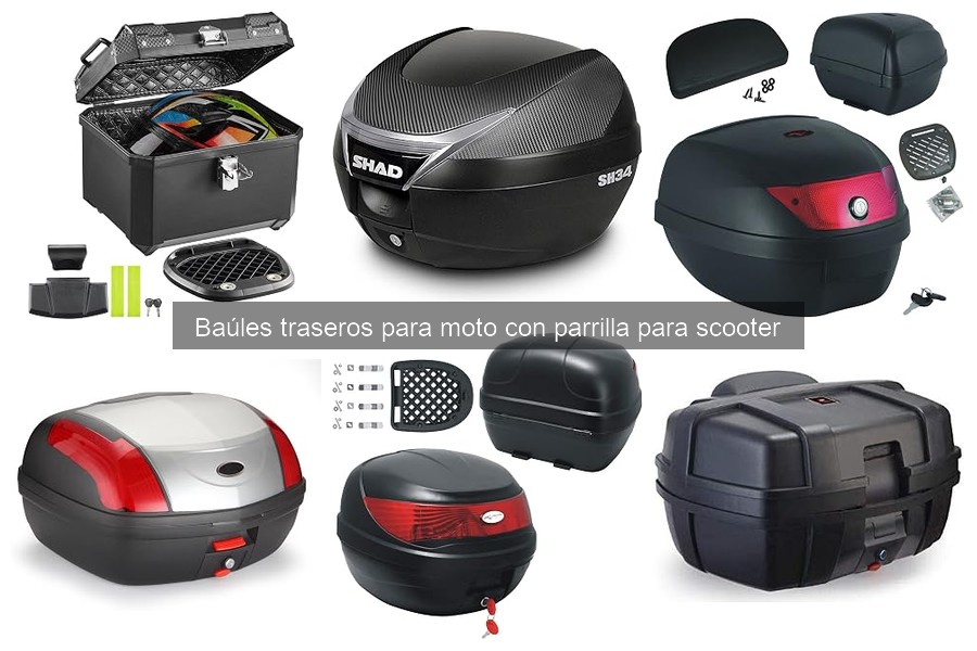Características Clave de un Baúl Trasero para Scooter