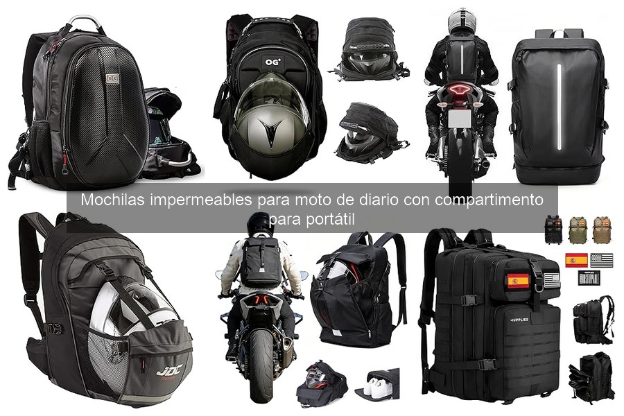 Características de Mochilas Impermeables para Moto con Portátil