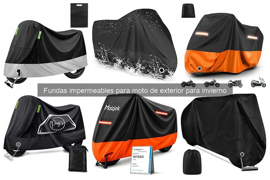 Características de una funda impermeable para moto en invierno