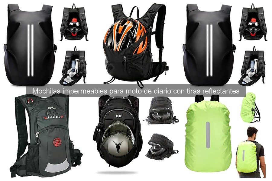 Características esenciales de mochilas impermeables para moto