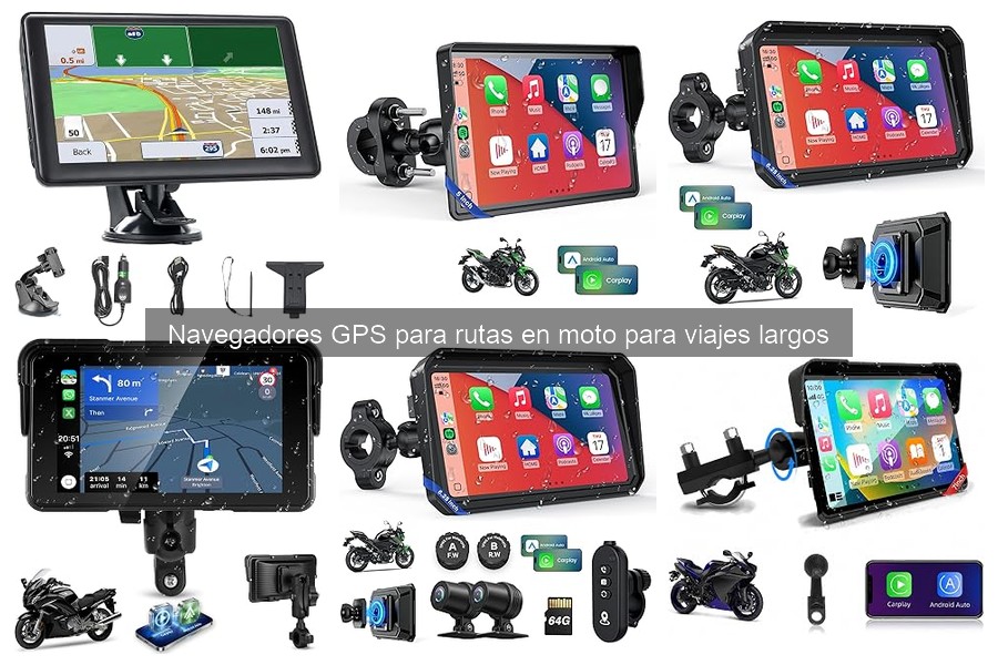 Características esenciales de navegadores GPS para rutas en moto