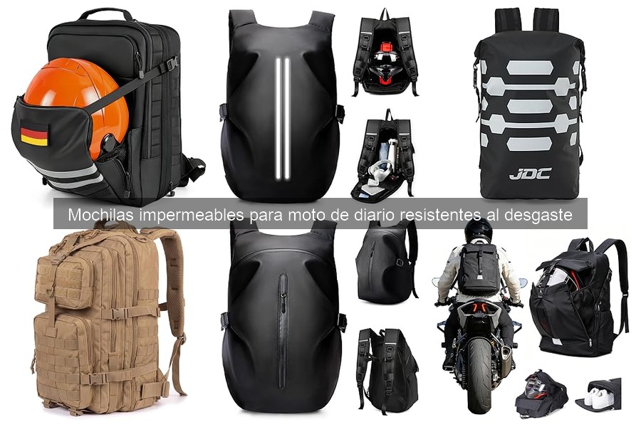 Características esenciales de una mochila impermeable para moto