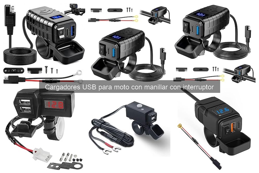 Cargador USB para moto con manillar: características y beneficios