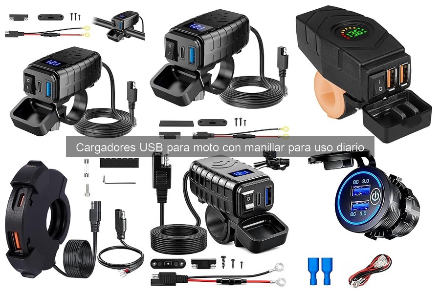 Cargador USB para moto con manillar: Características y usos