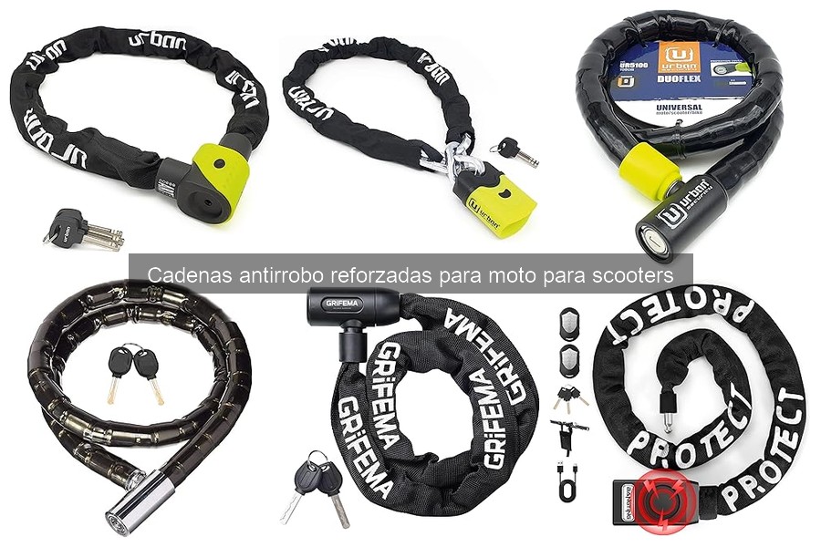 Cómo elegir la cadena antirrobo adecuada para tu moto o scooter