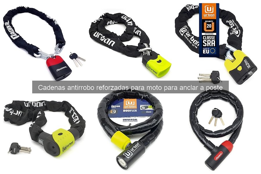 Cómo elegir la cadena antirrobo adecuada para tu moto