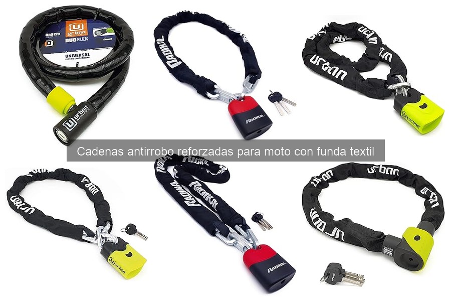 Cómo elegir la cadena antirrobo para moto adecuada