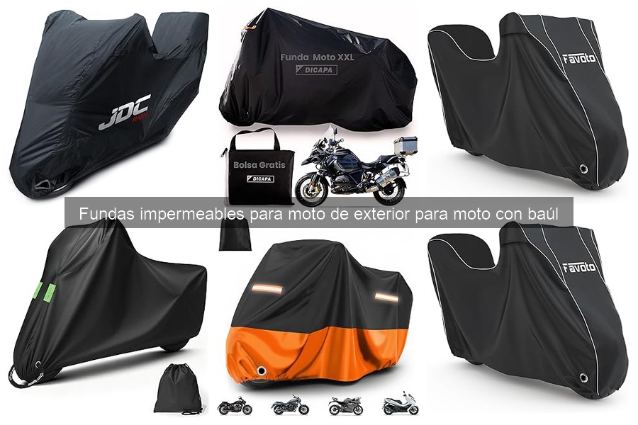 Cómo elegir la mejor funda impermeable para moto con baúl