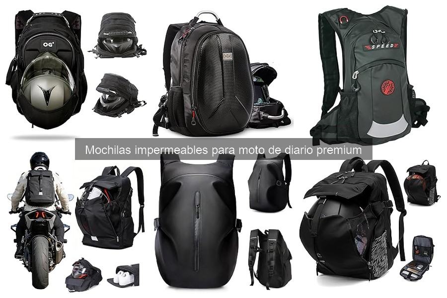 Cómo elegir la mochila impermeable ideal para moto