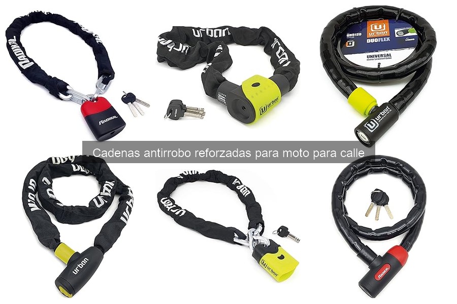 Cómo instalar correctamente una cadena antirrobo para moto