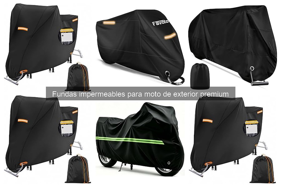 Cómo instalar correctamente una funda impermeable para moto