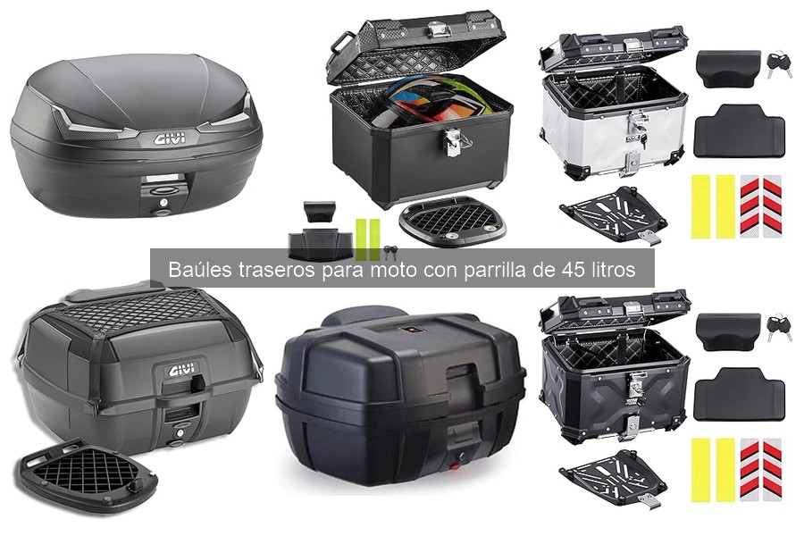 Cómo instalar un baúl trasero de 45 litros en tu moto