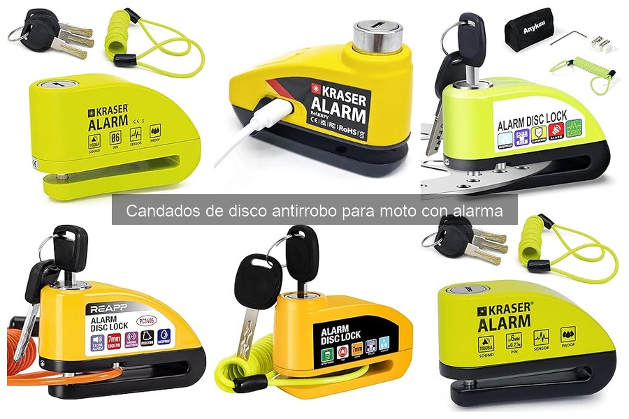 Cómo instalar un candado de disco antirrobo con alarma para moto
