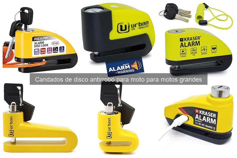 Cómo instalar un candado de disco antirrobo para moto grande