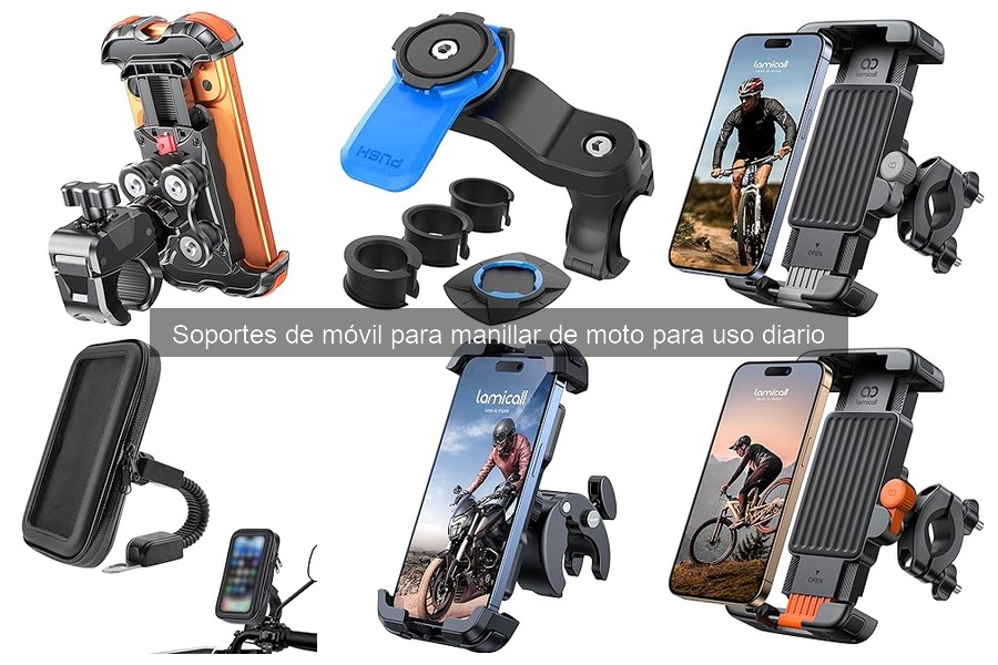 Cómo instalar un soporte de móvil en el manillar de moto