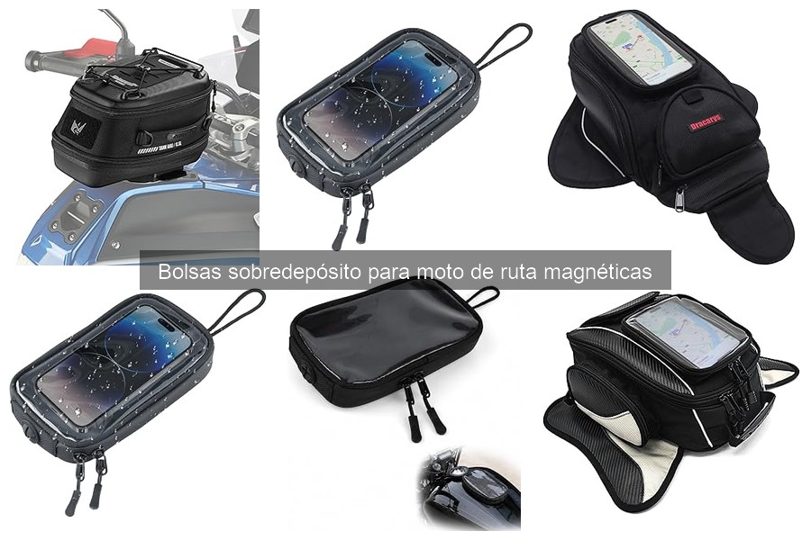 Cómo instalar una bolsa sobredepósito magnética en moto