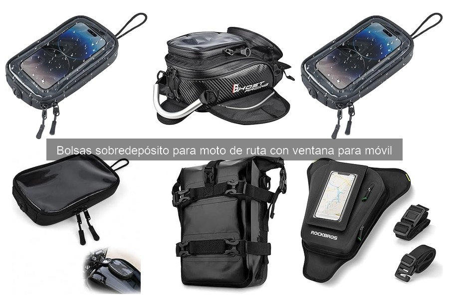 Cómo instalar una bolsa sobredepósito para moto con ventana