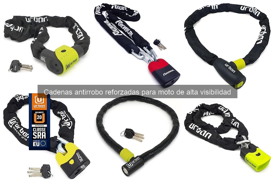 Cómo instalar una cadena antirrobo para moto correctamente