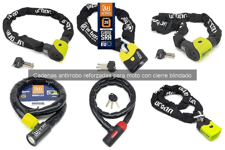 Cómo instalar una cadena antirrobo reforzada para moto