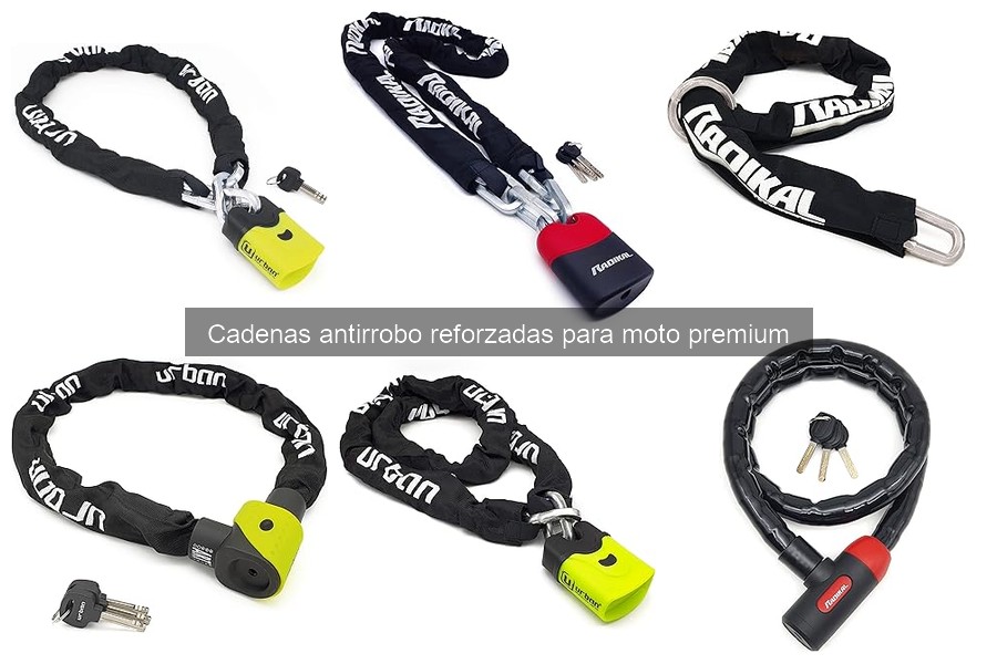 Cómo Instalar y Mantener Cadenas Antirrobo para Moto Premium