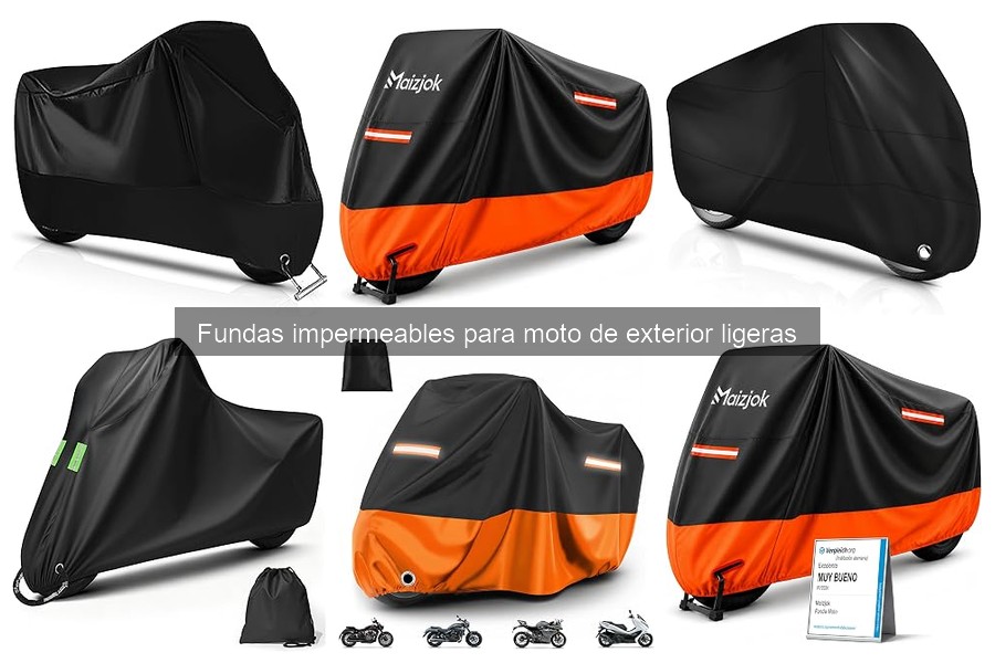 Cómo instalar y mantener una funda impermeable para moto