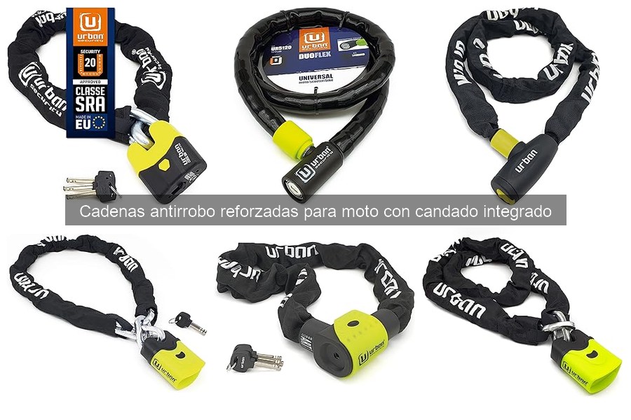 Cómo usar correctamente una cadena antirrobo para moto