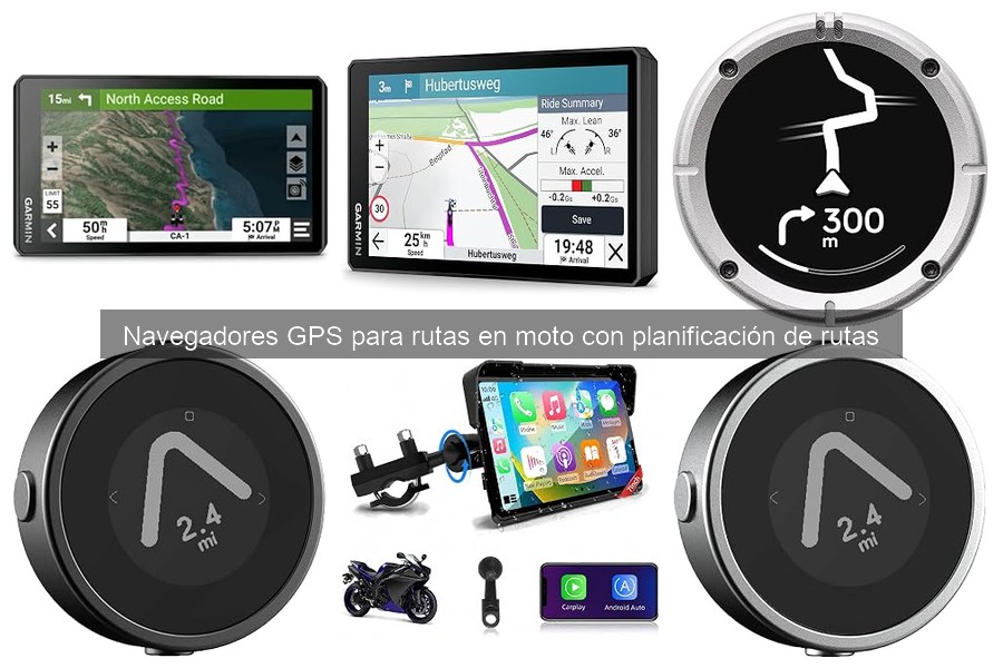 Cómo usar un navegador GPS para motos en viajes largos