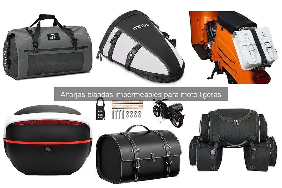 Comparativa de alforjas blandas impermeables para moto 2026