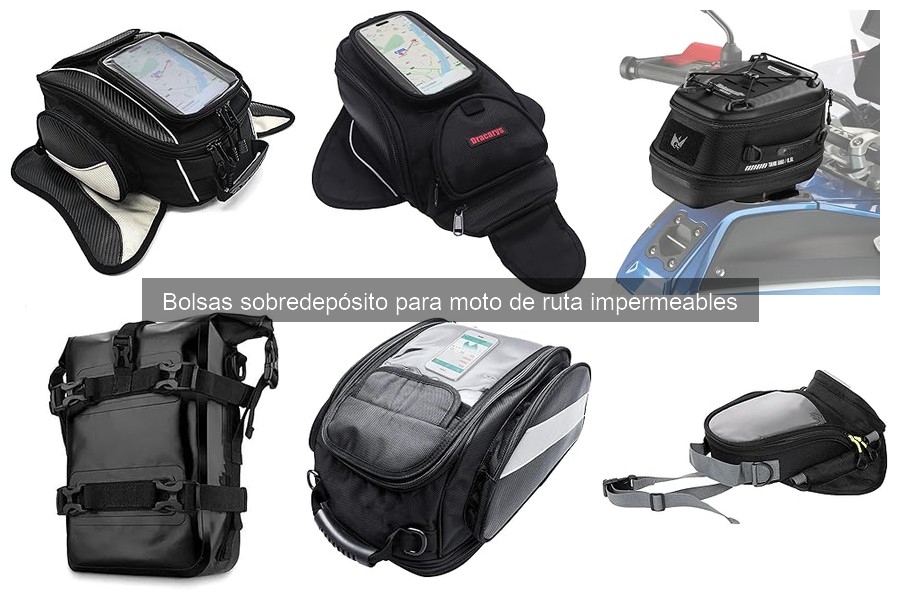 Comparativa de bolsas sobredepósito impermeables para moto 2023