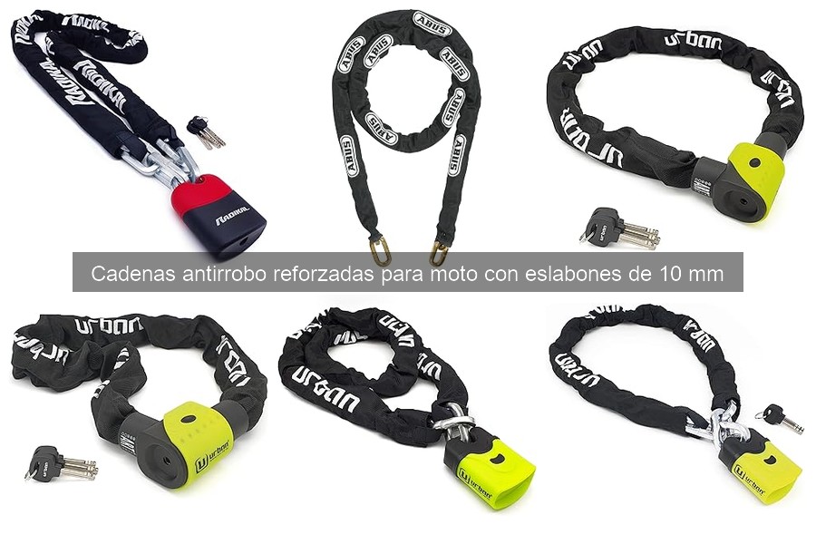 Comparativa de Cadenas Antirrobo Reforzadas para Moto 2026