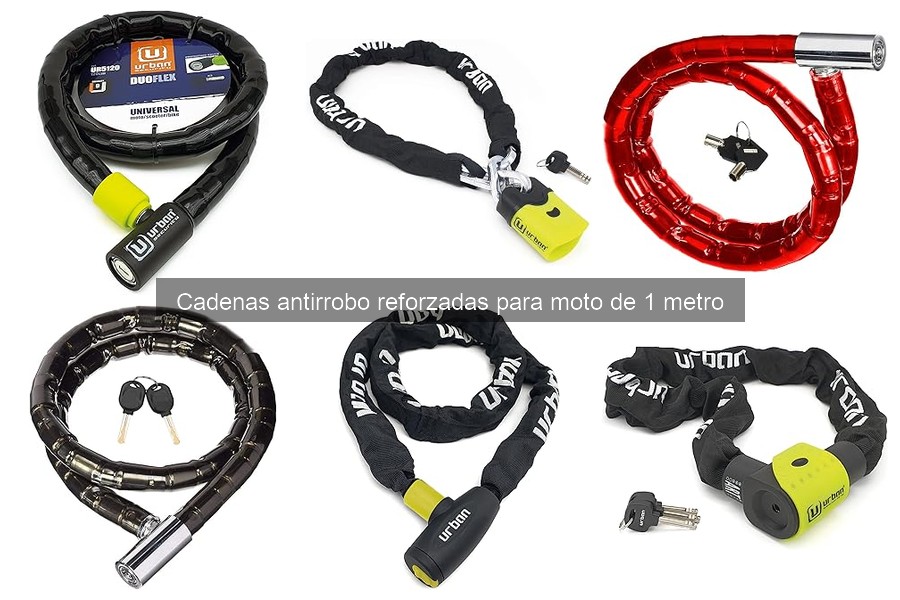Comparativa de Cadenas Antirrobo Reforzadas para Moto