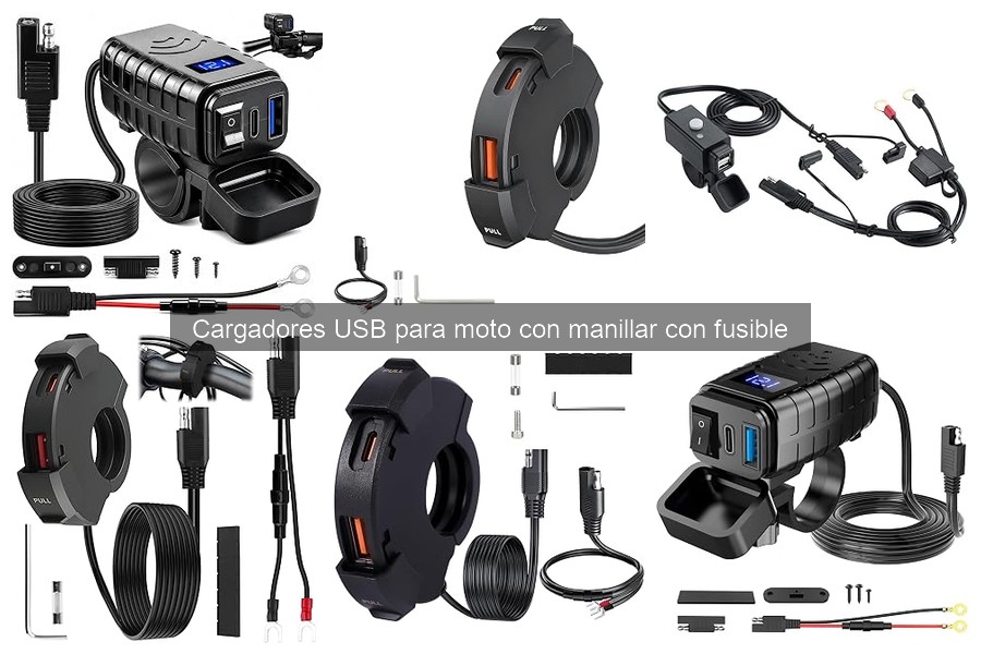 Comparativa de Cargadores USB para Moto con Manillar en 2026