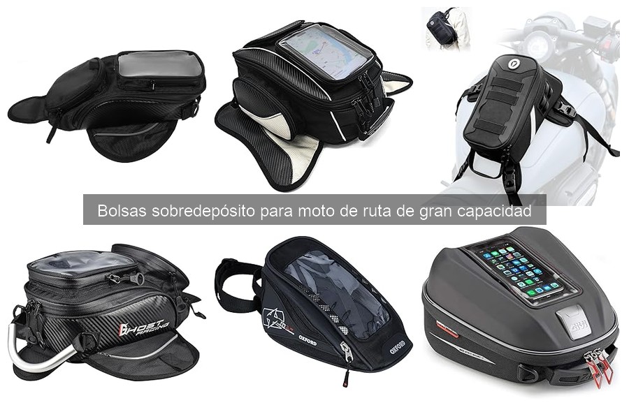 Comparativa de las mejores bolsas sobredepósito para moto 2023