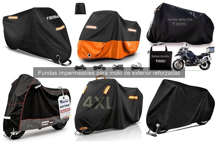 Comparativa de las mejores fundas impermeables para moto 2023